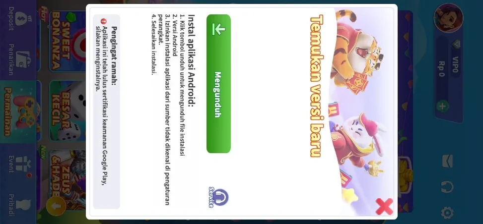 Screenshot LOBBYSLOT